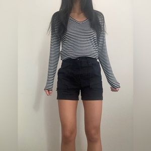 Express Striped Long Sleeve Tee